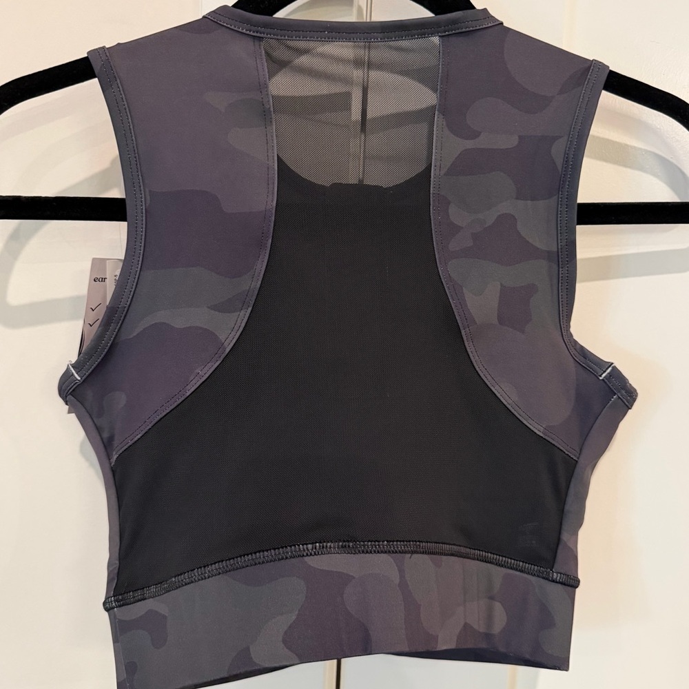 Earth Republic Sports Bra The Axelle in Black Camouflage Size‎ Small NWT's - Picture 10 of 10
